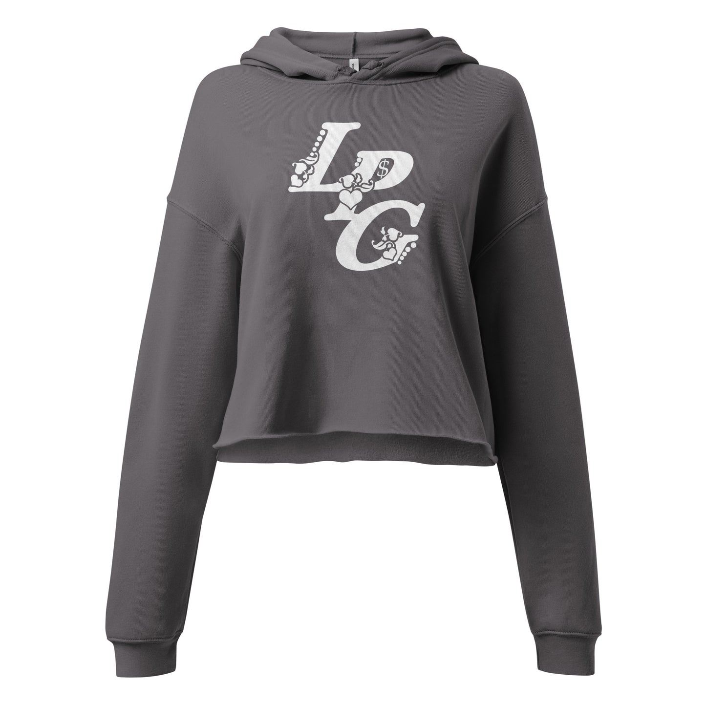 LPG Luxury Stamped Crop Hoodie