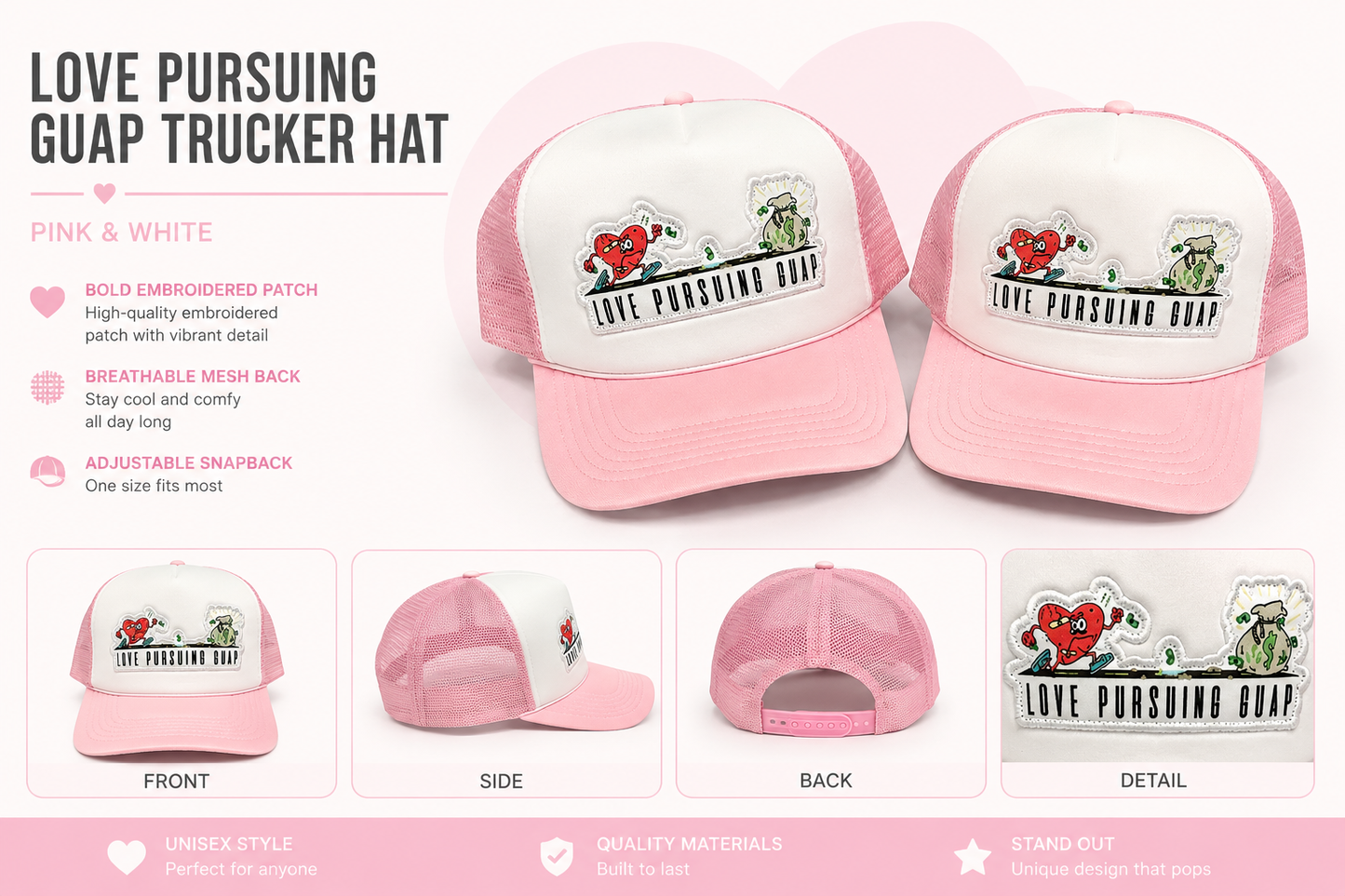 OG Love Pursuing Guap Trucker Hat
