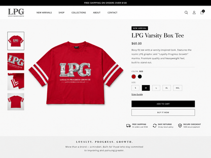 LPG Varsity Box Tee