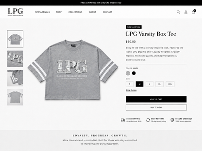 LPG Varsity Box Tee