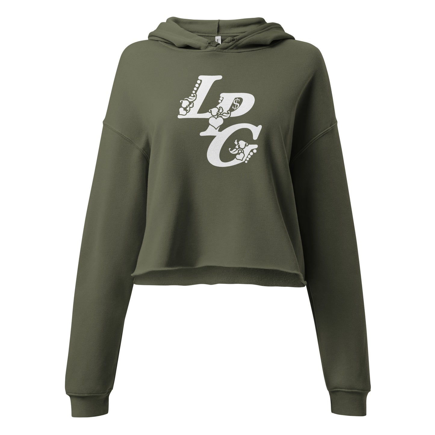 LPG Luxury Stamped Crop Hoodie