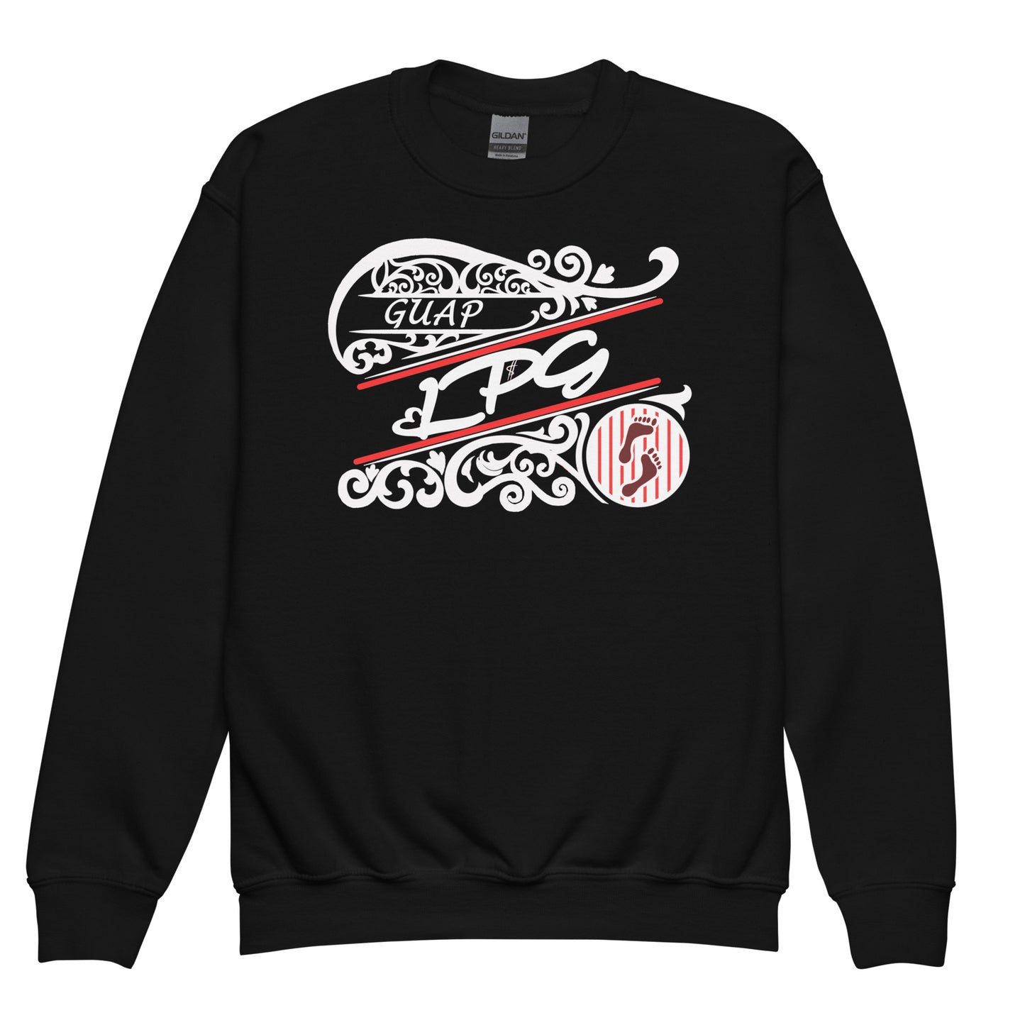 LPG Luxury Stamped Youth crewneck sweatshirt