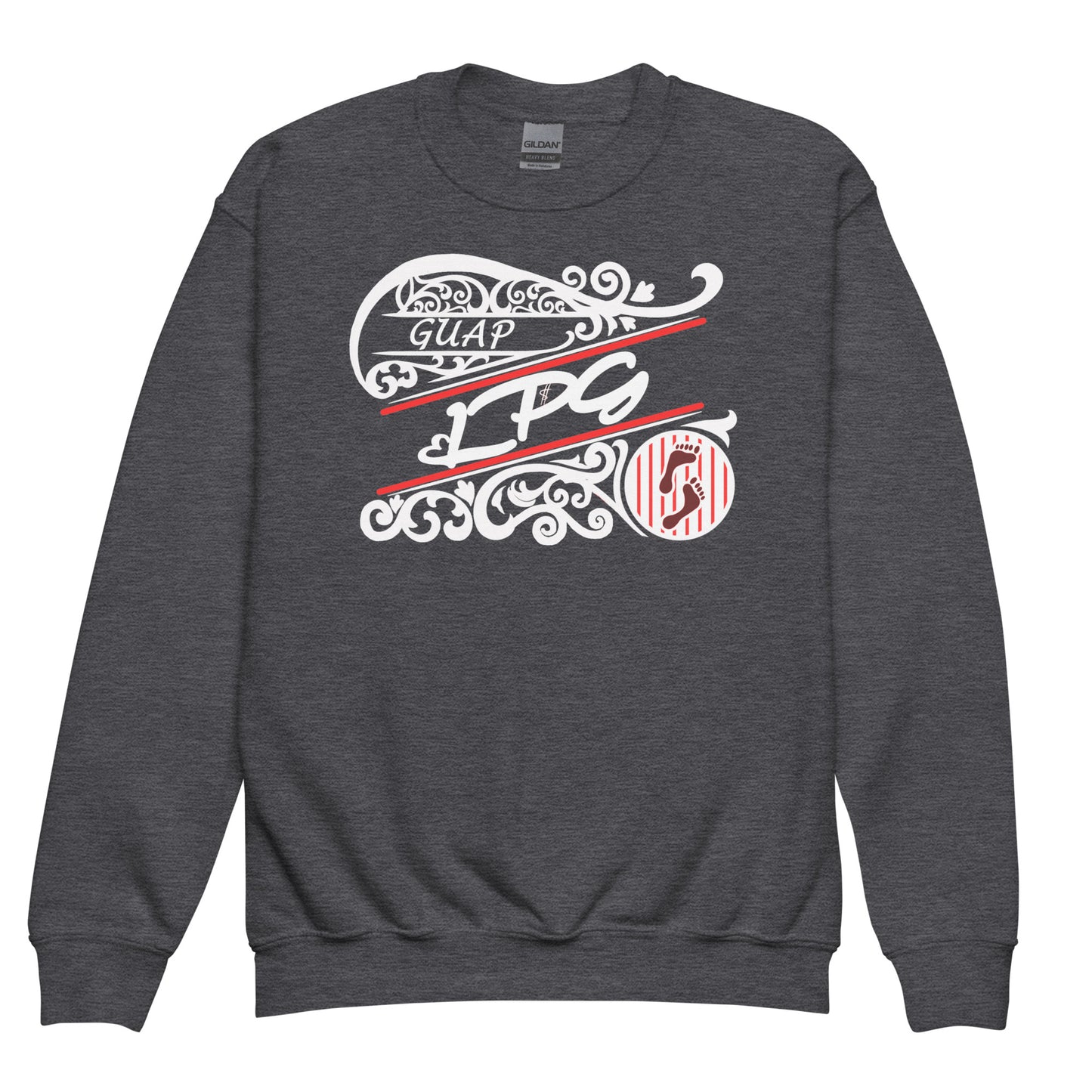 LPG Luxury Stamped Youth crewneck sweatshirt