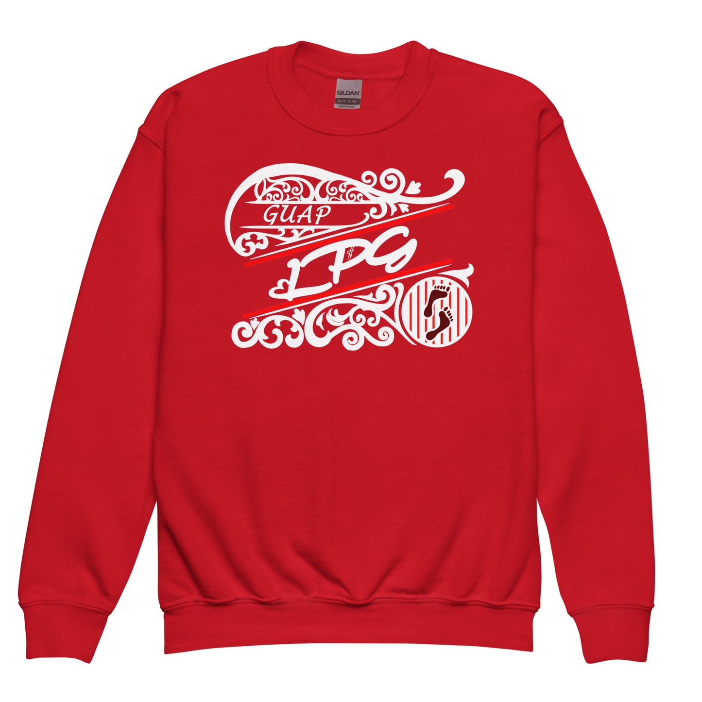 LPG Luxury Stamped Youth crewneck sweatshirt